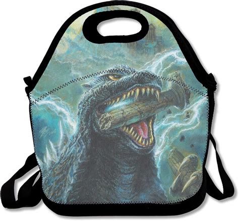 godzilla metal lunch box|godzilla lunch bag.